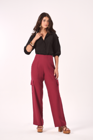 Calça Jhenifer Bordô