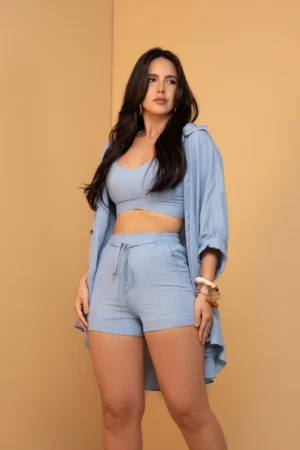Blusão Stefany Azul
